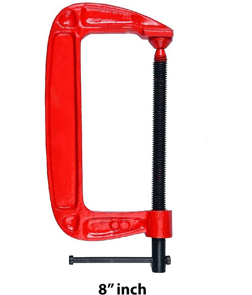 "Laxmi 8"" Inch Heavy Duty G Clamp (Pack of 1) C-Clamp