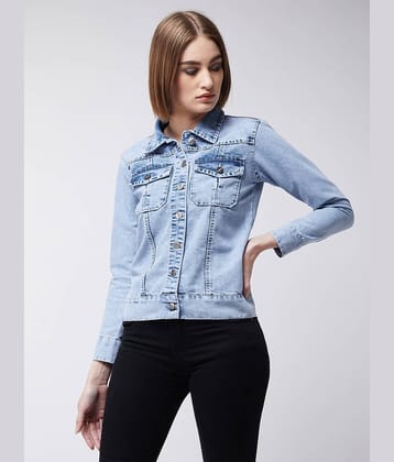 Miss Chase - Cotton Blue Denim Jacket