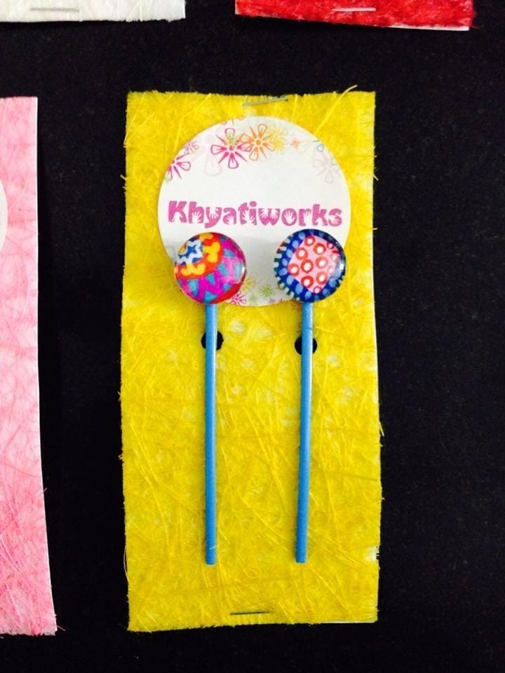 Blue Birdie Bobby Pins