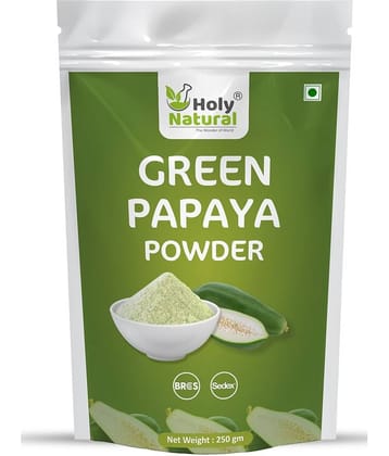 Holy Natural Green Papaya Fruit Powder Instant Mix 250 gm