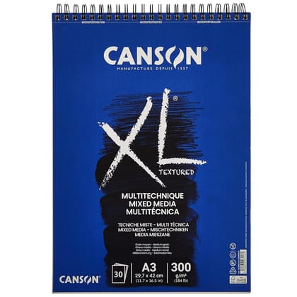Canson Xl Mix-Media Wiro Pad 300Gsm-A3 / 200807216