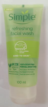 Simple refreshing facial wash 100 ml