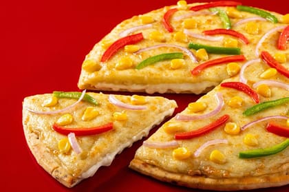 Double Cheese Corn Veggie Delight Medium Pizza