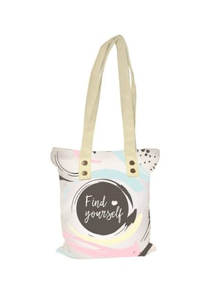 Multicolor Astara Printed Canvas Tote Bag, Capacity: 5kg