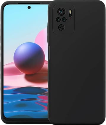 Case Vault Covers - Green Silicon Plain Cases Compatible For Xiaomi Redmi Note 10s ( Pack of 1 )