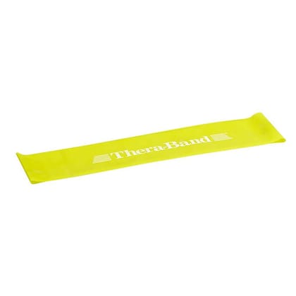 Theraband Resistance Band Loop - Yellow - Thin-8 - Inch