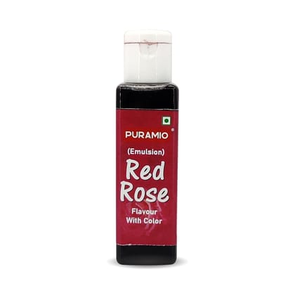 Puramio Red Rose - Flavour With Colour (Emulsion), 30 ml