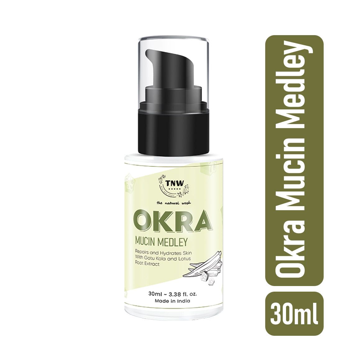 Okra Mucin Medley For Long-lasting Moisturized Skin.-30 ml