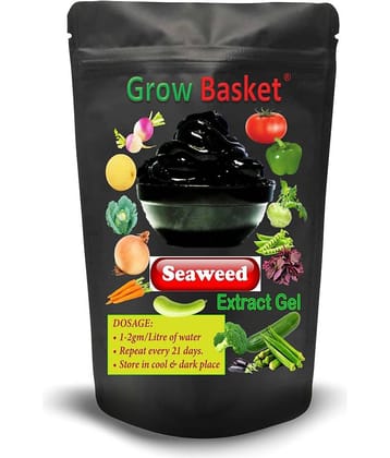 Organic Fertilizers & Pesticides Natural Seaweed Gel Fertilizer, Contains Primary Secondary and Micro nutrients 400g