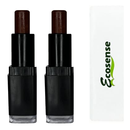 ECOSENSE Hair Colour Stick - Brown | Root Touch Up for Grey Hair | Instant, Easy-to-Use, Quick & Mess-Free | 4gm x 2 ECOSENSE Hair Colour Stick - Brown | Root Touch Up for Grey Hair | Instant, Easy-to-Use, Quick & Mess-Free | 4gm x 2 - Brown / 4 g (Pack 