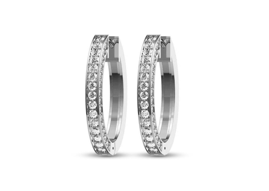 Single Band Classic Hoop Earrings