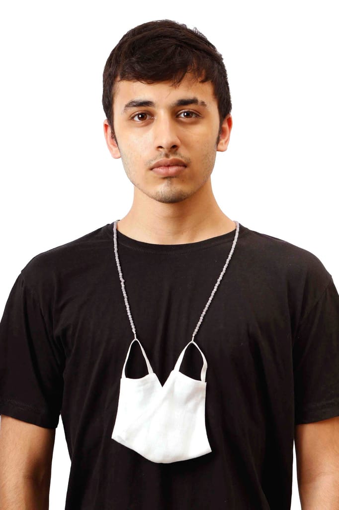 Semi Precious Beaded Mask Chain (Unisex)