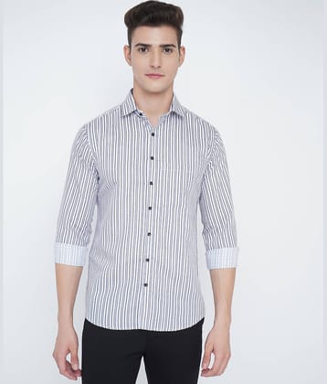 VERTUSY - White Cotton Regular Fit Men's Casual Shirt ( Pack of 1 )