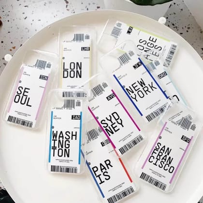 City Boarding Pass Travel Ticket Custom Slim Soft Case-Berlin