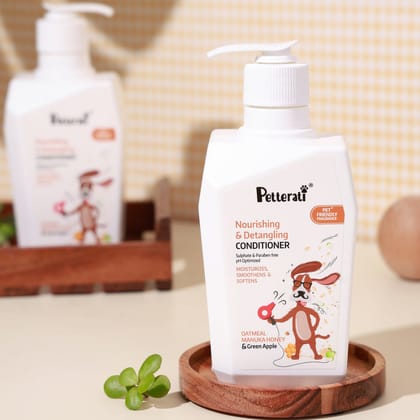 Petterati Dog Coat Conditioner, Smooth and Detangling coat, Sulphate & Paraben Free - 400ml