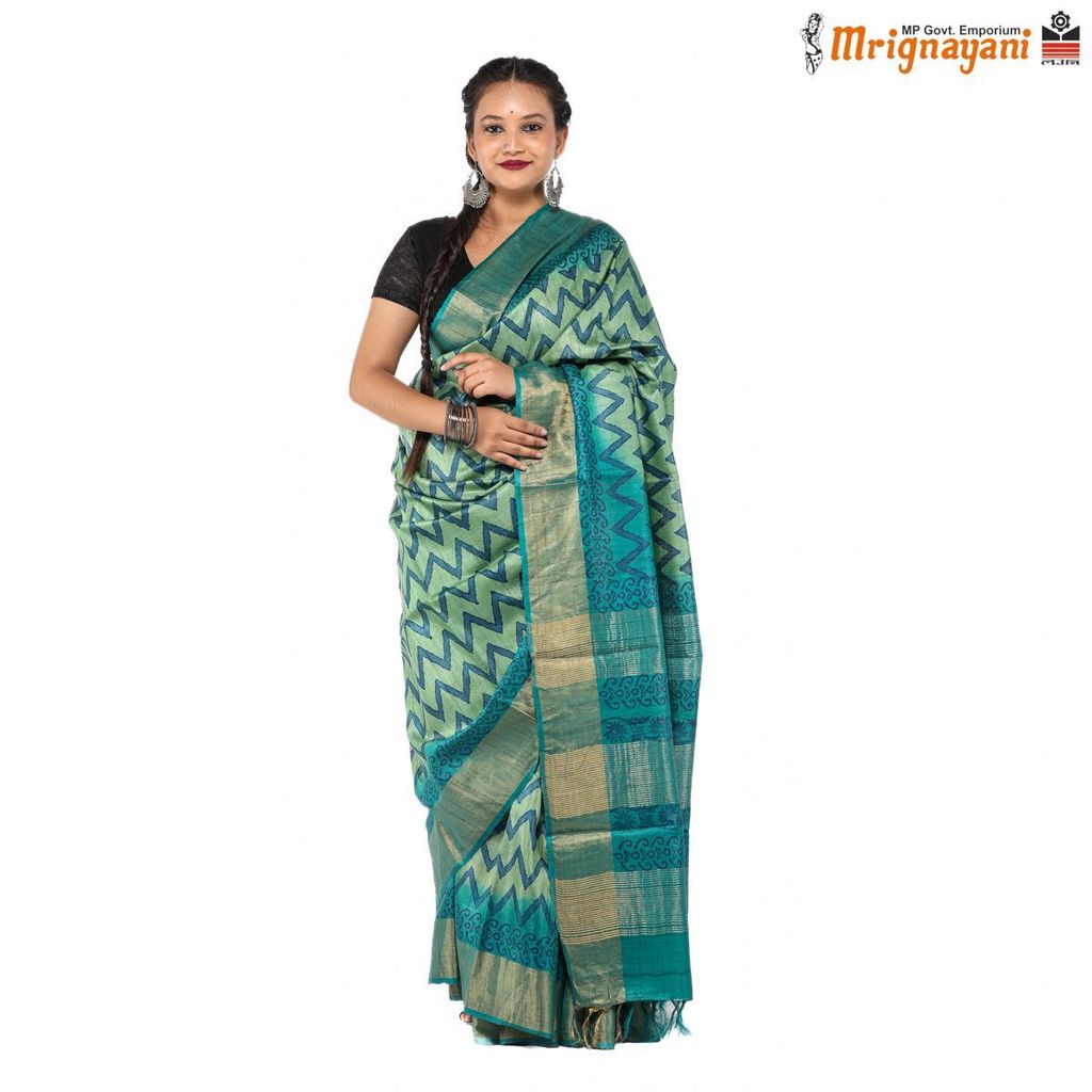HANDLOOM KOSA SAREE WITH BLOUSE (SKU - 3H0201120622, SAREE - 1174) - Sarees | Buy online on ZillyBuy