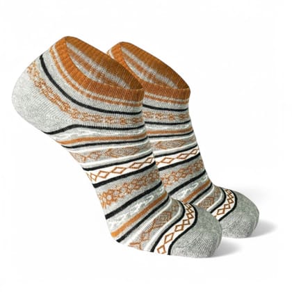 GREY- MULTICOLOR NOSHOW EDITION-Pack of 1-Pair