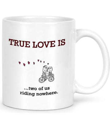 Idream Quote Printed Ceramic Coffee Mug 1 Pcs 330 mL