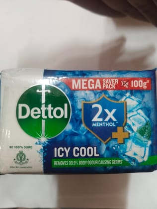 Dettol 2x Menthol Icy cool Soap set of 5