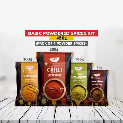Basic Powdered Spices Kit-450 gm