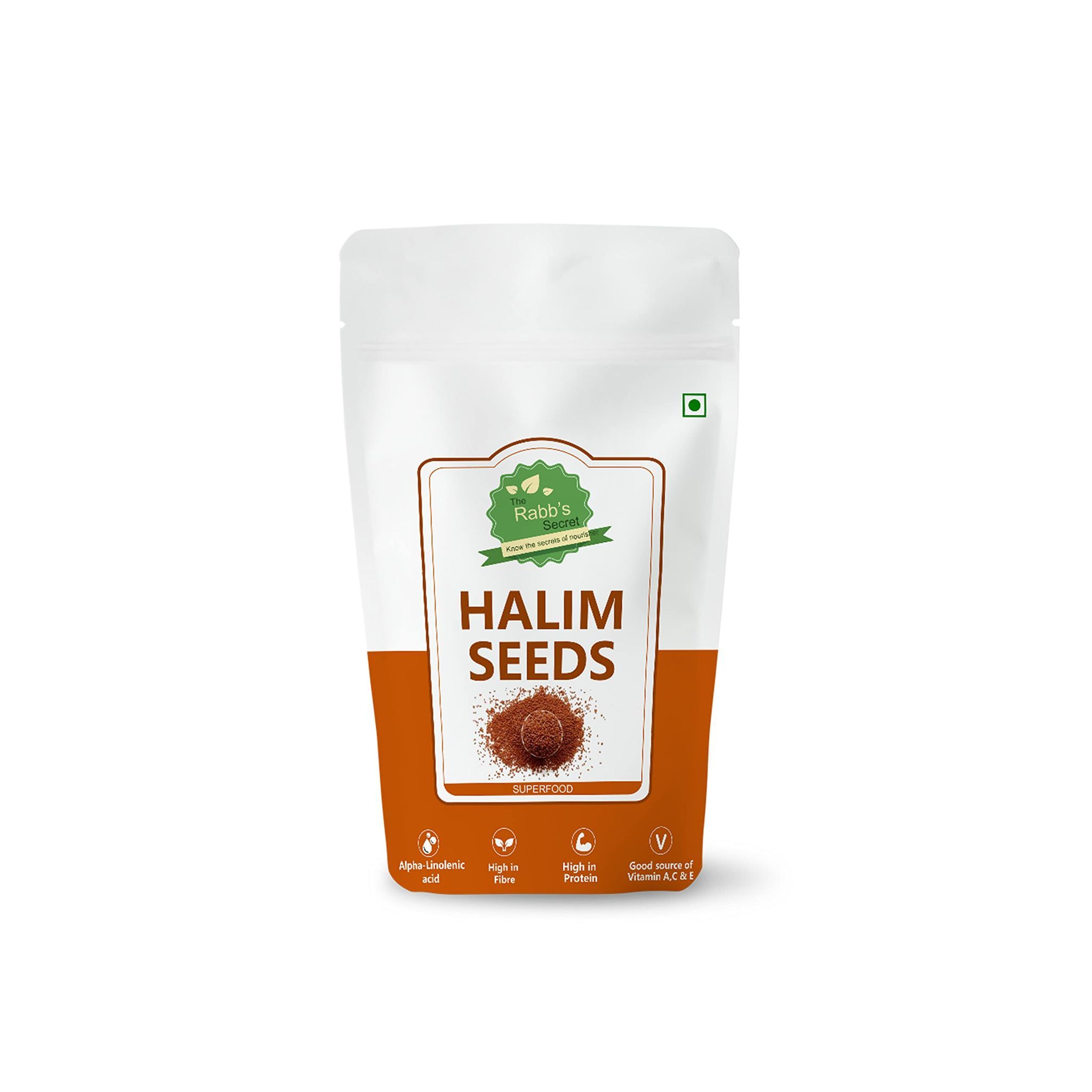 The Rabb's Secret - Natural Halim Seeds- 400gm (Aliv/Garden Cress/Haleem seeds) for Eating and Weight management, Immunity Booster Superfood (Halim Seeds, 400gm)