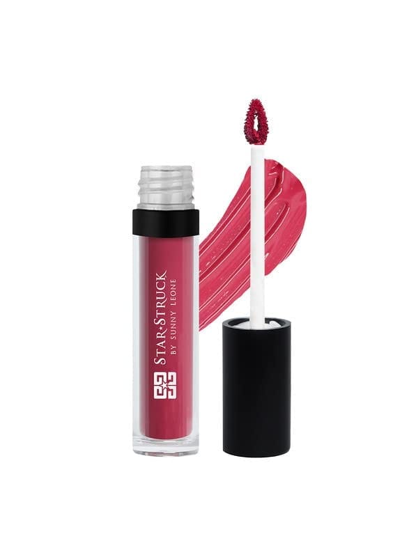 STARSTRUCK BY SUNNY LEONE Intense Matte Lip Color | VEGAN and has Vitamin-E & Essential Oils � Almond, Sesame, Sunflower, Jojoba