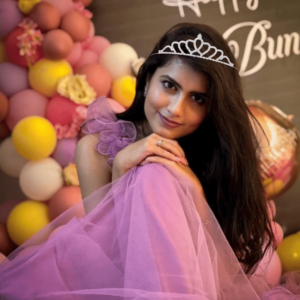 Birthday Girl Sash And Crown - Pack of 2 Pcs Silver Birthday Sash for Girls | Birthday Crowns for Girls