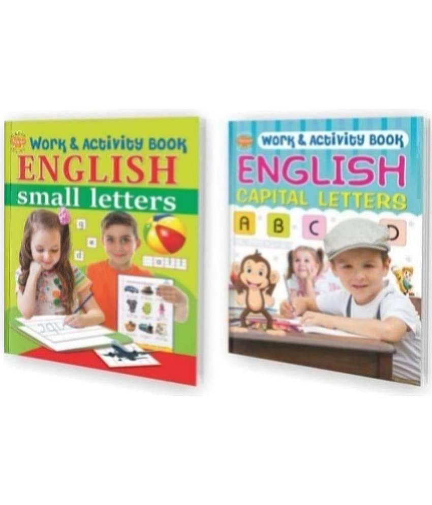 Work And Activity Book Small Letters, Work And Activity Book Capital Letters | Set Of 2 Writing And Activity Books (Paperback, Manoj Publications Editorial Board)