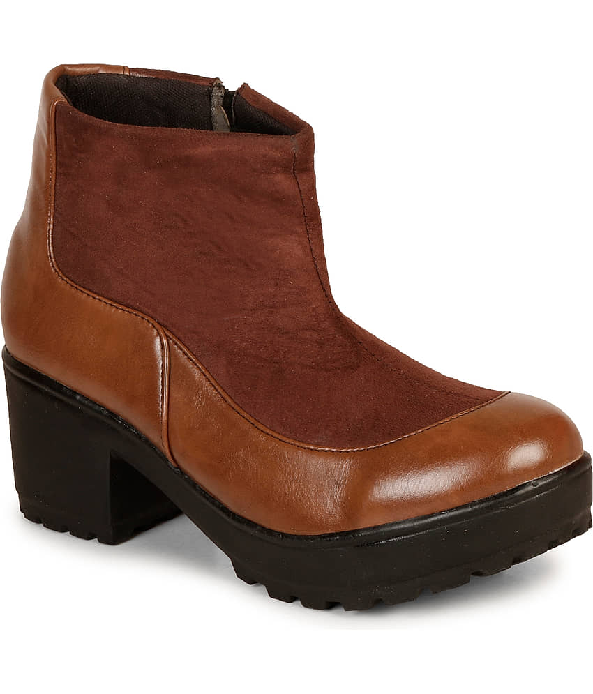 Ishransh - Black Women's Ankle Length Boots