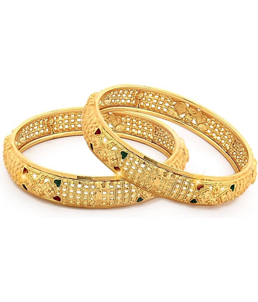 VIVASTRI Gold Bangle ( Pack of 1 )