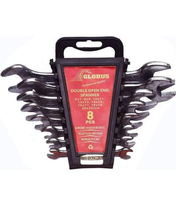 Globus Open End Spanner Set of 8 Pc