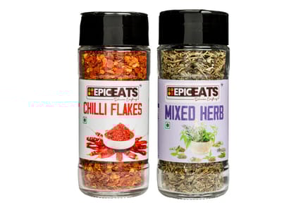 Chilli Flakes, Mixed Herb | Pack of 2 bottles Chilli Flakes, Mixed Herb | Pack of 2 bottles