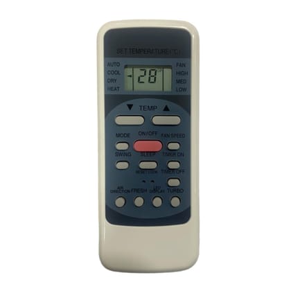 Upix AC Remote No. 12 (No Backlight), Compatible/Replacement for Croma AC Remote Control (Exactly Same Remote Will Only Work)