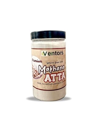 EVENTORS Makhana Atta Powder, Pure Grounded Makhana, Ready to Dilute in Milk, Juice, Soups, Shakes, Gravies, Multi Use, Energy Booster, Lotus Seed, High Fibre, Low calories (Pack of 3)