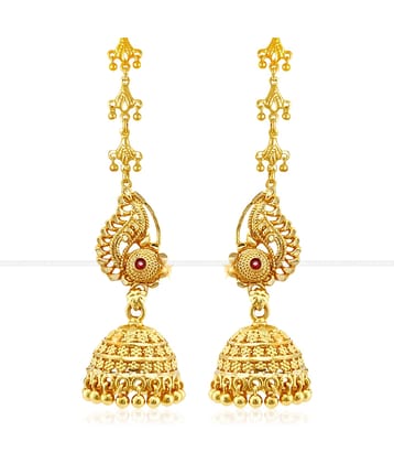 Vighnaharta Gold Plated alloy Kanchain Earring for Women and Girls ( Pack of 1 pair Kanchain Earring) VFJ1492ERG