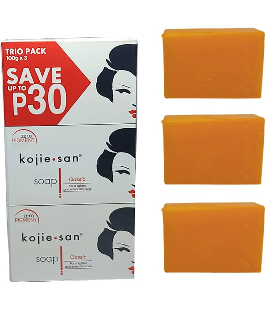 Kojie San Skin Whitening Soap for All Skin Type ( Pack of 3 )