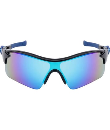 Fair-X Black Oval Sunglasses ( Pack of 1 )