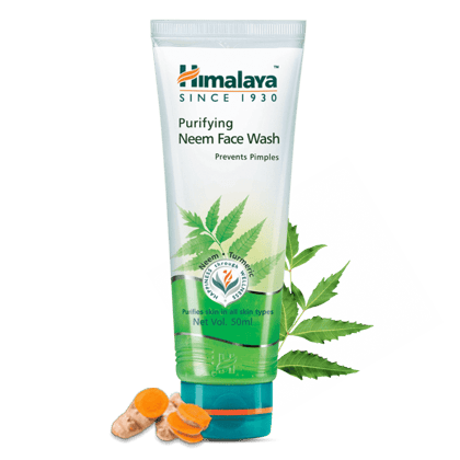 Himalaya Herbals Purifying Neem Face Wash, 50 ml