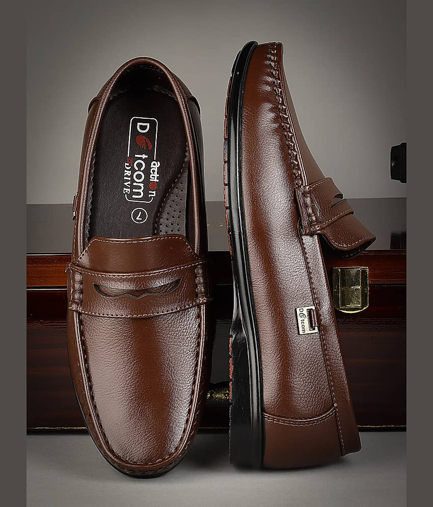 Action Brown Men's Slip on