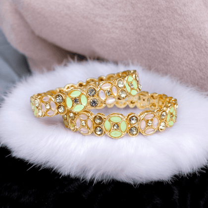 Captivating Exquisite Gold Bangles