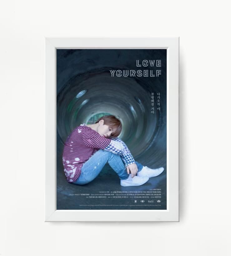 NOKKES Bts Army Bangtan Boy V suga J-Hope Jungkook Jin Jimin Rm 5X7 Inch Size Photo Frame Photo Home Office_EQW275