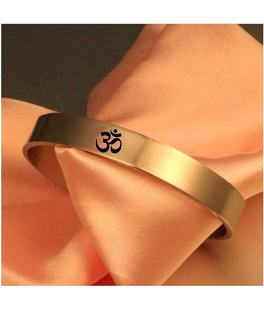 Paystore Stylish Adjustable Bracelet Om Design Kada For Men