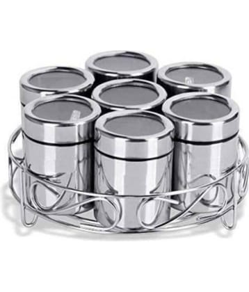 ATROCK - Steel Silver Spice Container ( Set of 1 )