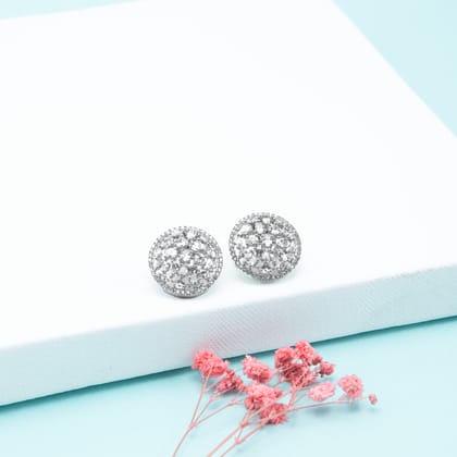Zircon Rave Stud Earrings