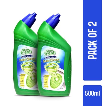 Stanfresh Toilet Cleaner - Mint 500ml (Pack of 2)