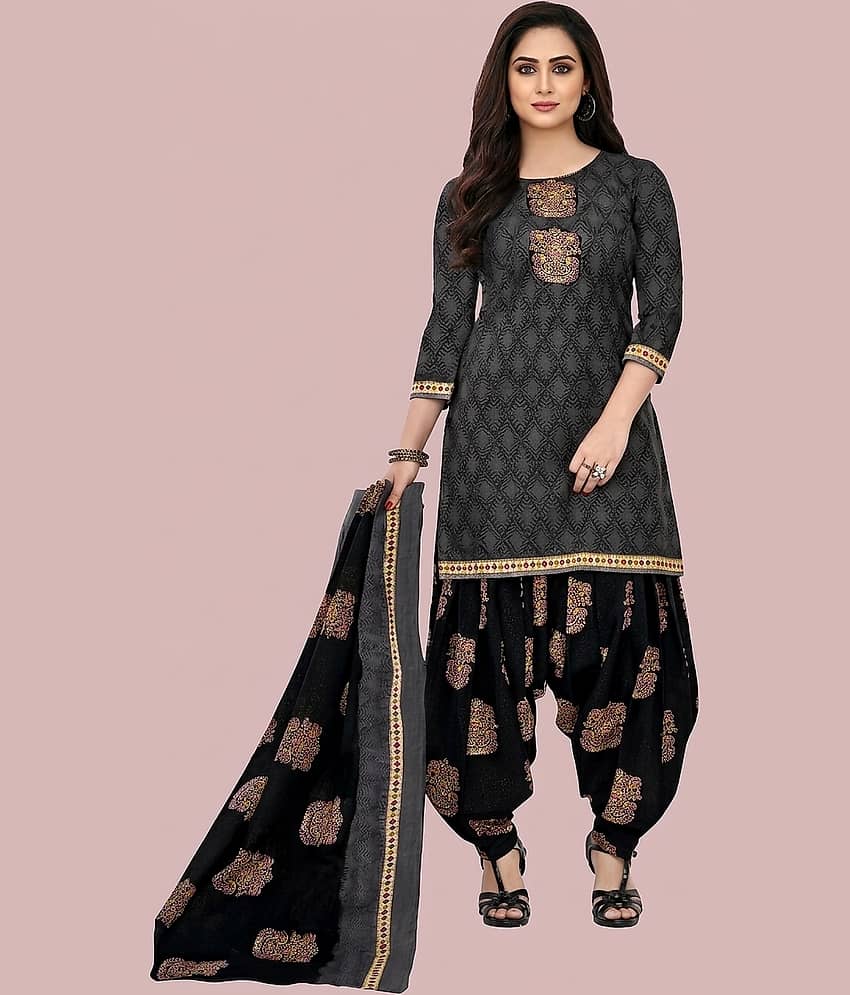 Reya Women's Crepe Unstitched Salwar Suit