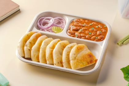 Rajma & Bread Kulcha Lunchbox Rajma & Bread Kulcha Lunchbox