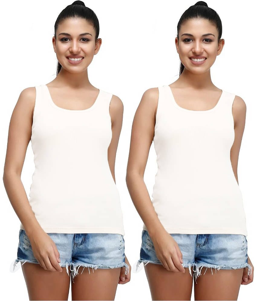 TT Spandex Tanks - White