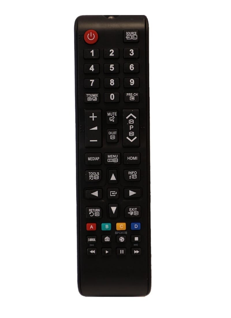 LCD-LED Remote No. URC 116, Compatible with Samsung LCD-LED Remote Control-Old Remote Functions Must Be Exactly Same (Color Multicolor)