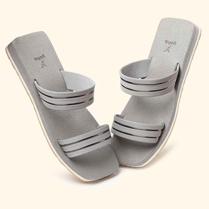 Indiglo Women Slippers-Monsoon Grey / 3